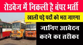 UPSRTC Vacancy 2024 : UP में निकली रोडवेज में भर्ती, जानिए आवेदन करने का तरीका