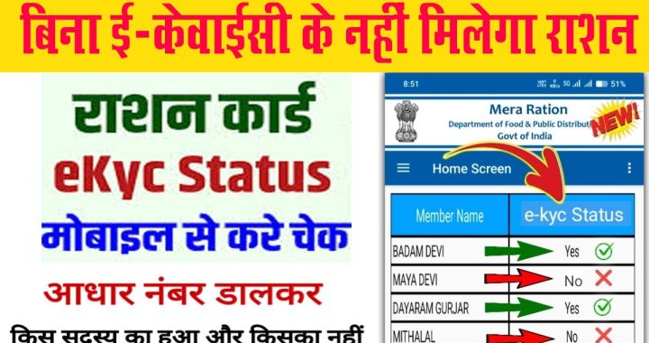 Ration Card e-KYC Last Date